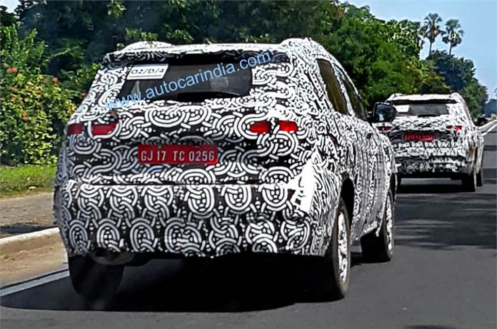 MG SUV Spy Shot Rear