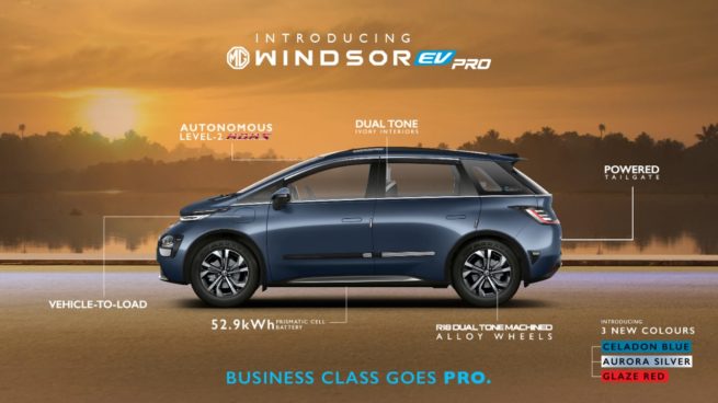 MG Windsor EV Pro side
