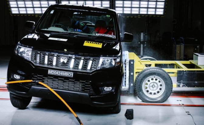 Mahindra Bolero Neo Side Impact Crash Test