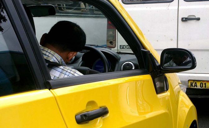 Mahindra E2O testing