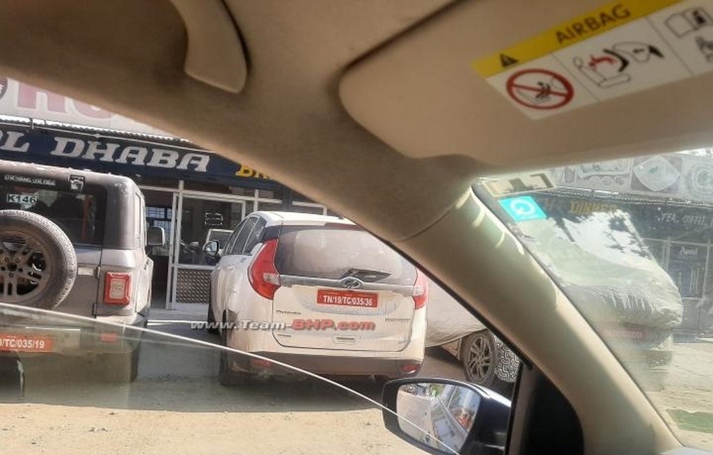 Mahindra Marazzo Automatic Spied