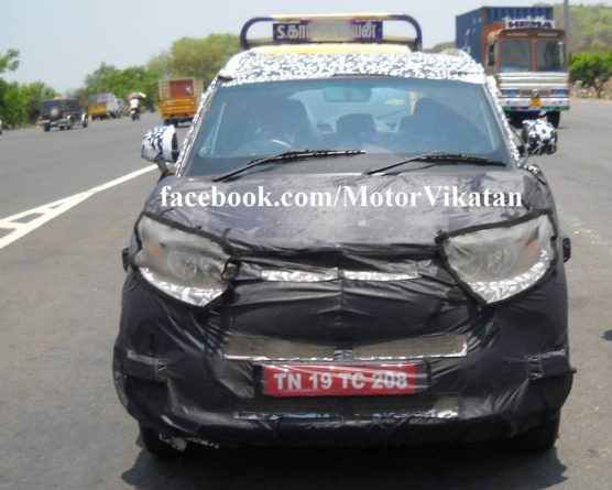 Mahindra S101 Spy Shot Chennai Front