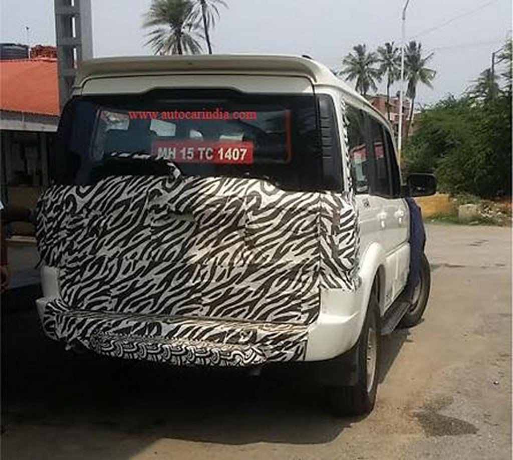 Mahindra Scorpio Facelift Rear
