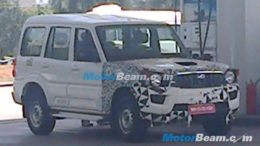 Mahindra Scorpio Facelift Scoop Testing