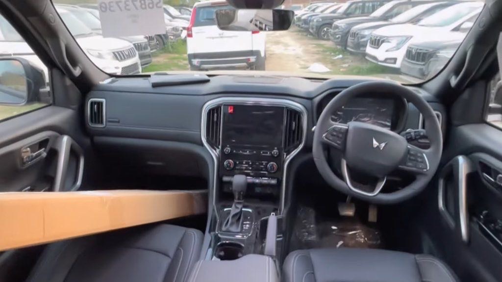 Mahindra Scorpio N Black Edition Interior Spied