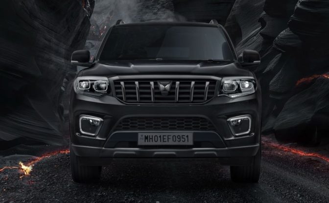 Mahindra Scorpio N Carbon Edition Front