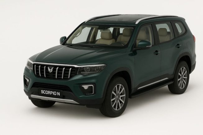 Mahindra Scorpio N Panoramic Sunroof Rendering