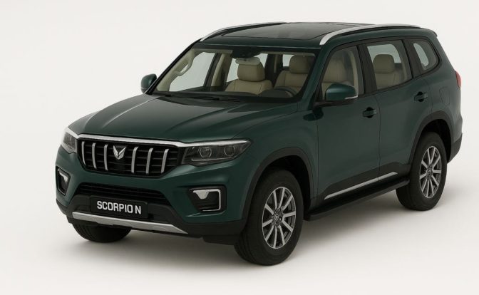 Mahindra Scorpio N Panoramic Sunroof Rendering