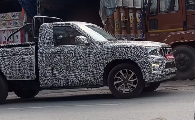 Mahindra Scorpio N Pickup Truck Spotted