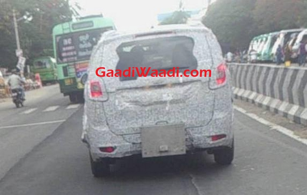 Mahindra TUV500 MPV Spied Rear