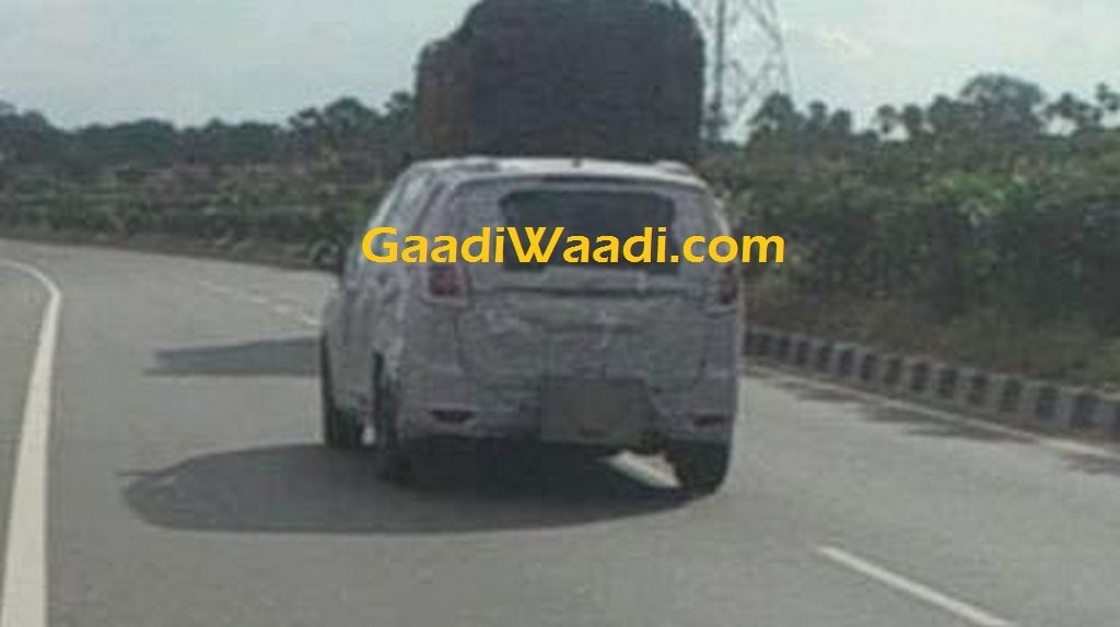 Mahindra TUV500 MPV Spied Taillights