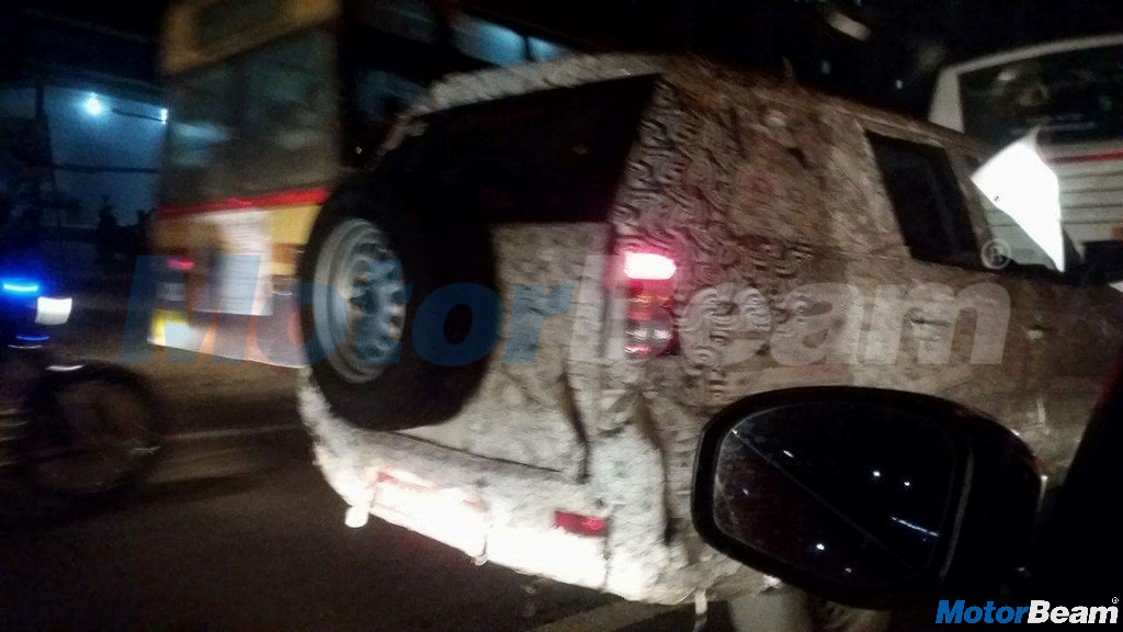 Mahindra TUV500 Spied Rear