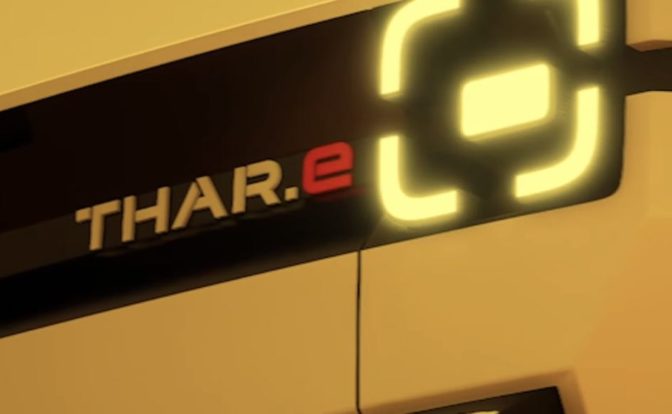 Mahindra Thar Electric Teaser