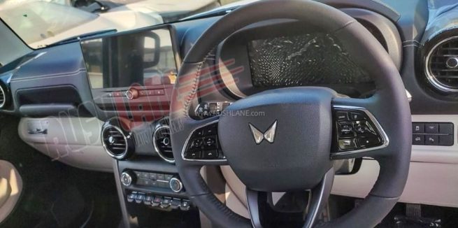 Mahindra Thar Roxx Mocha Grey Dashboard Spotted