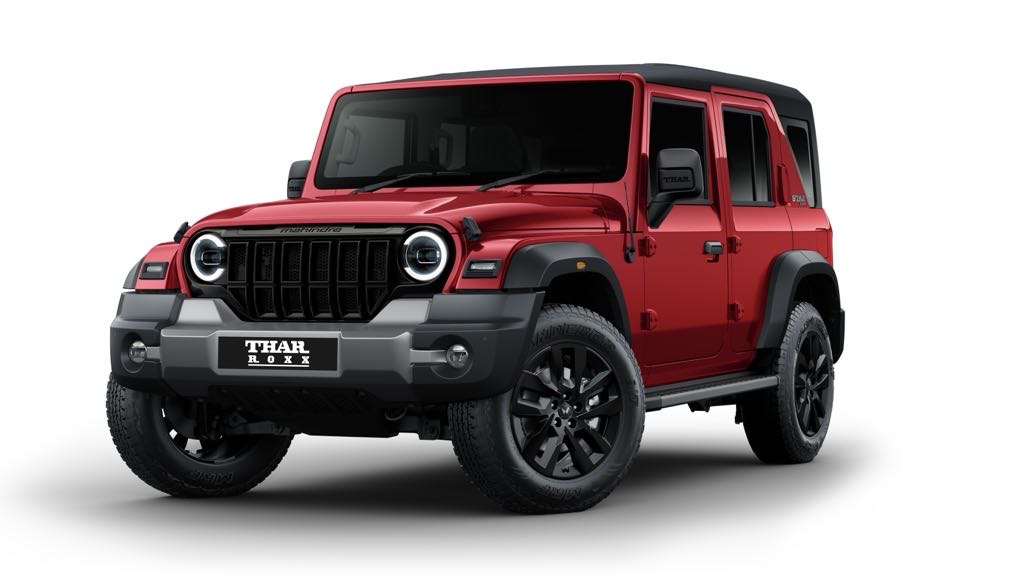 Mahindra Thar Roxx Star Edition Red