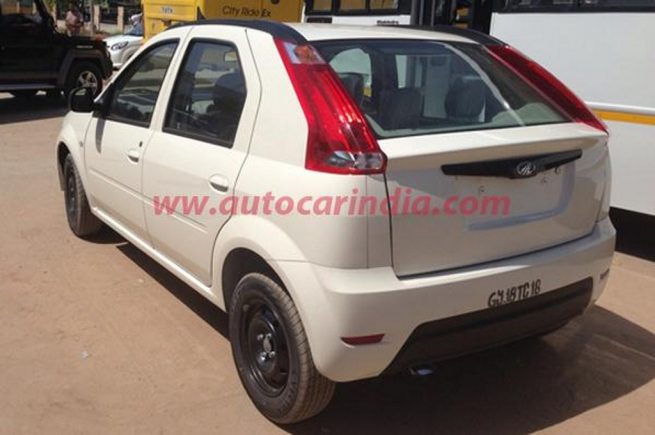Mahindra Verito Vibe Rear Spyshot