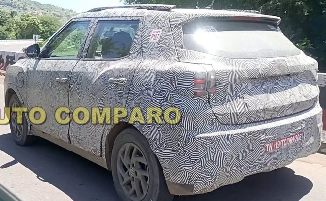 Mahindra XUV400 Spied