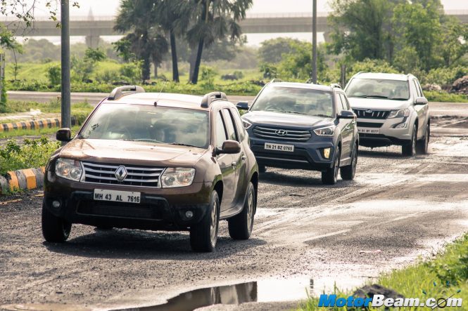 Mahindra XUV500 vs Hyundai Creta vs Renault Duster