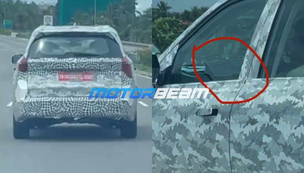 Mahindra XUV700 Facelift Interior Spotted