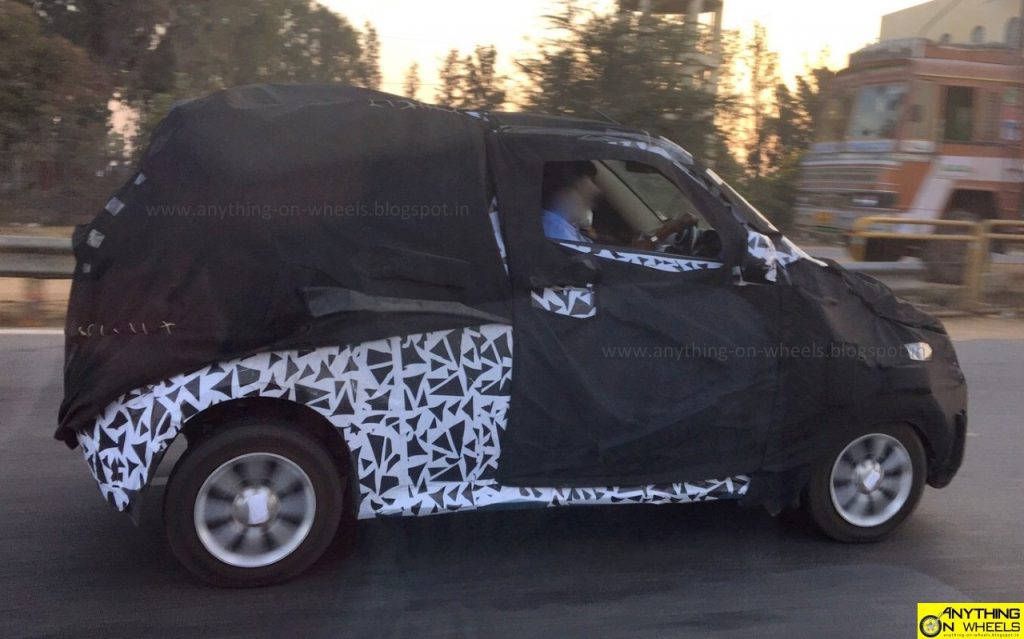 Mahindra e2o 4 Door Spied On Test