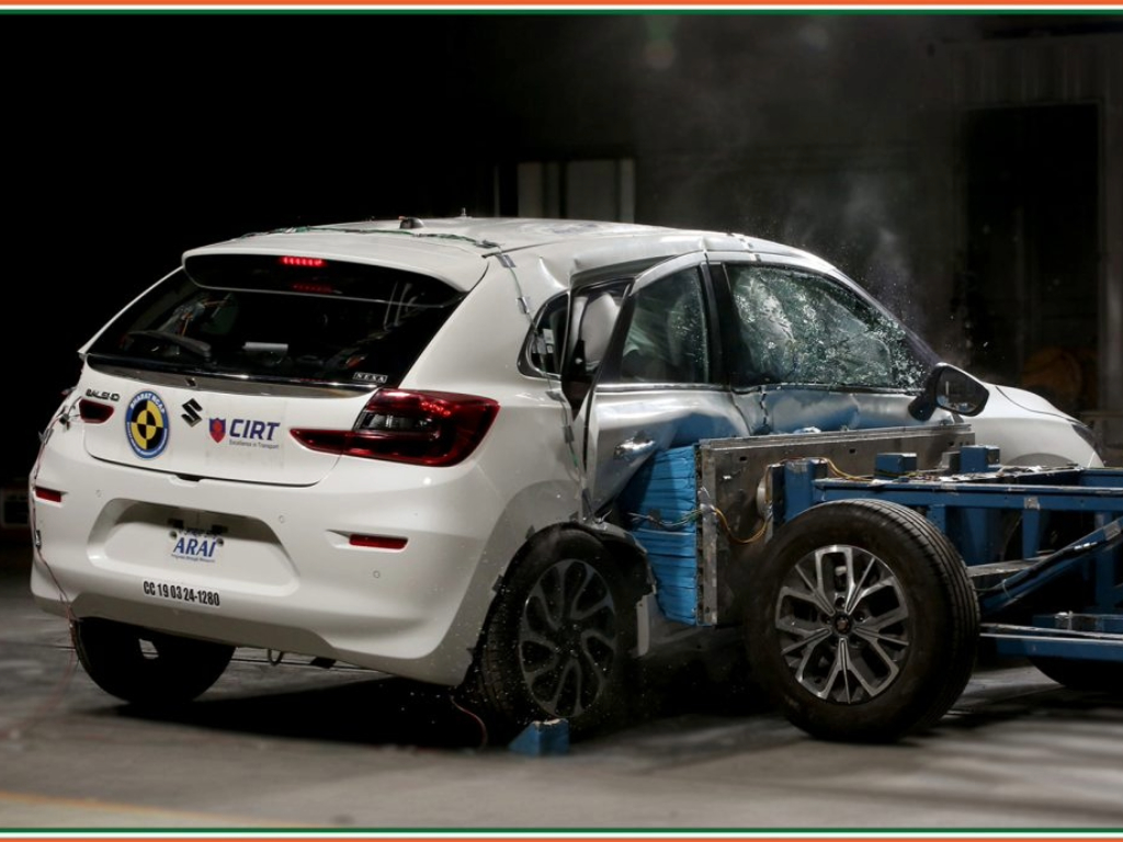 Maruti Baleno Crash Test rear
