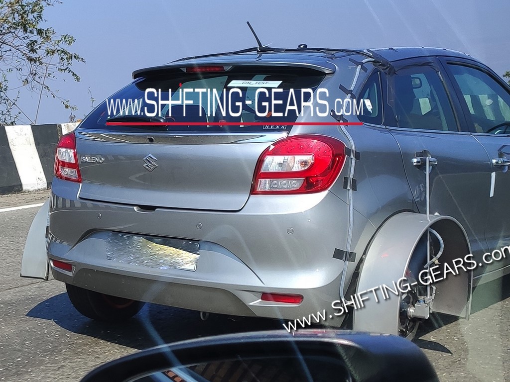 Maruti Baleno Hybrid Spotted Rear