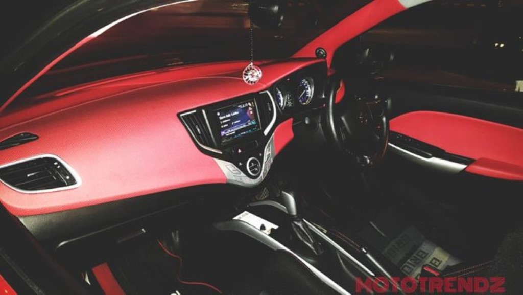 Maruti Baleno Modified Interior
