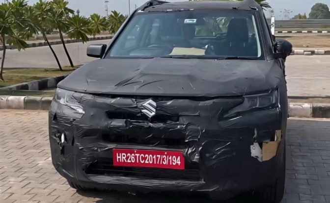 Maruti Brezza Facelift Spotted