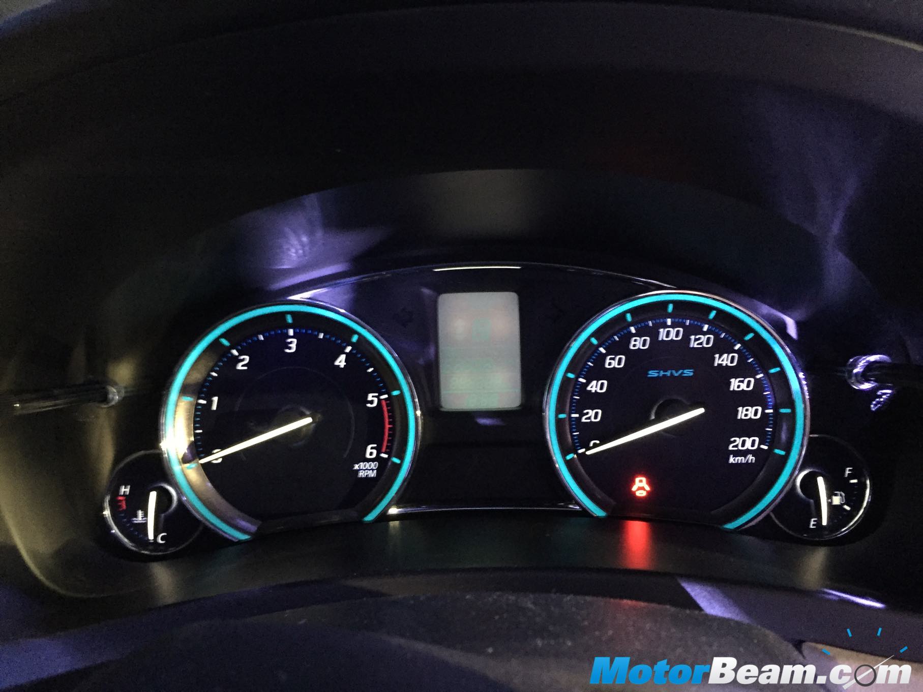 Maruti Ciaz Hybrid Instrument Cluster