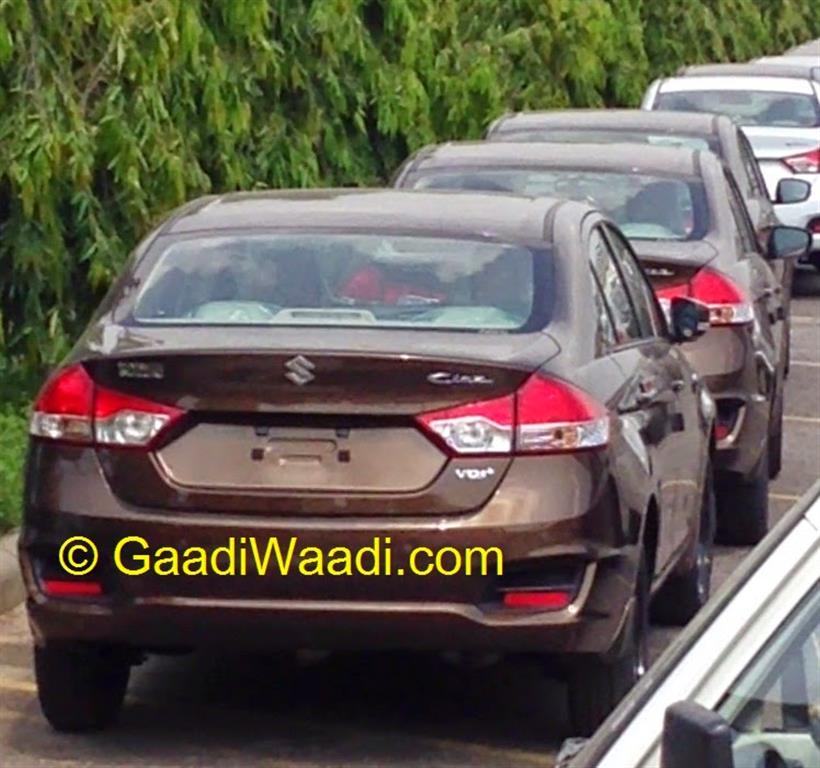 Maruti Ciaz Production Version Rear