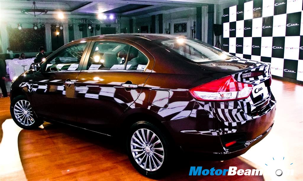Maruti Ciaz Rear Quarter