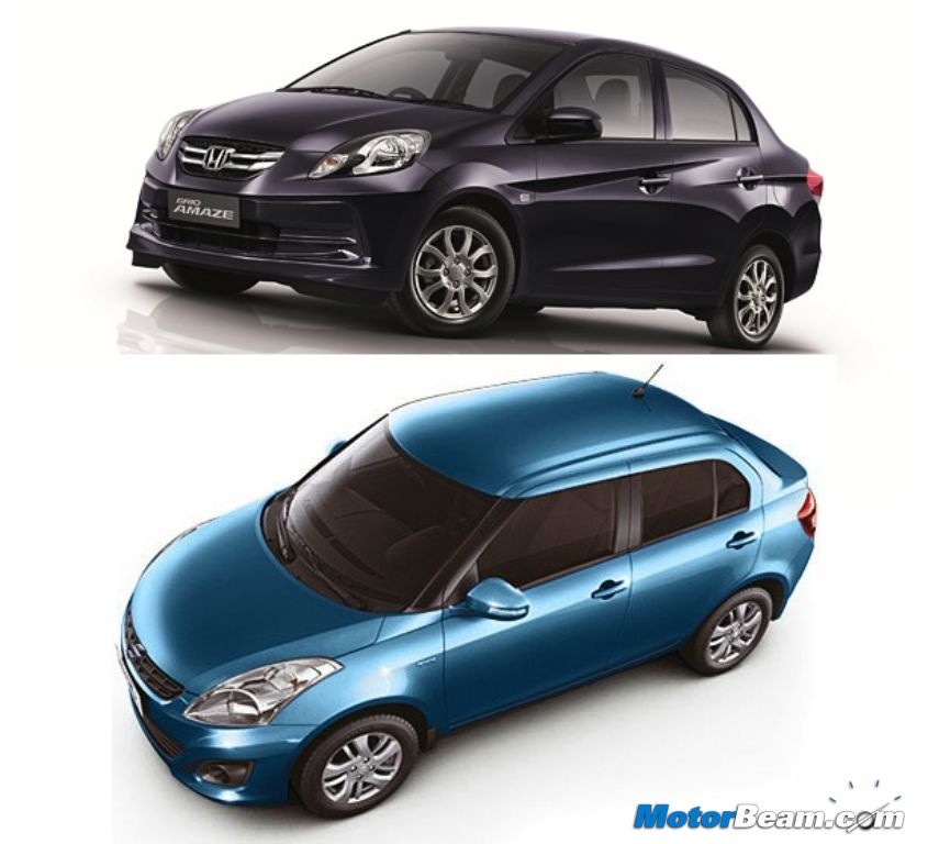 Maruti DZire vs Honda Amaze