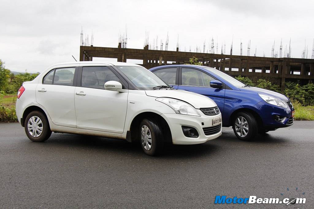 Maruti DZire vs Tata Zest Review