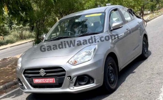 Maruti Dzire CNG Spotted