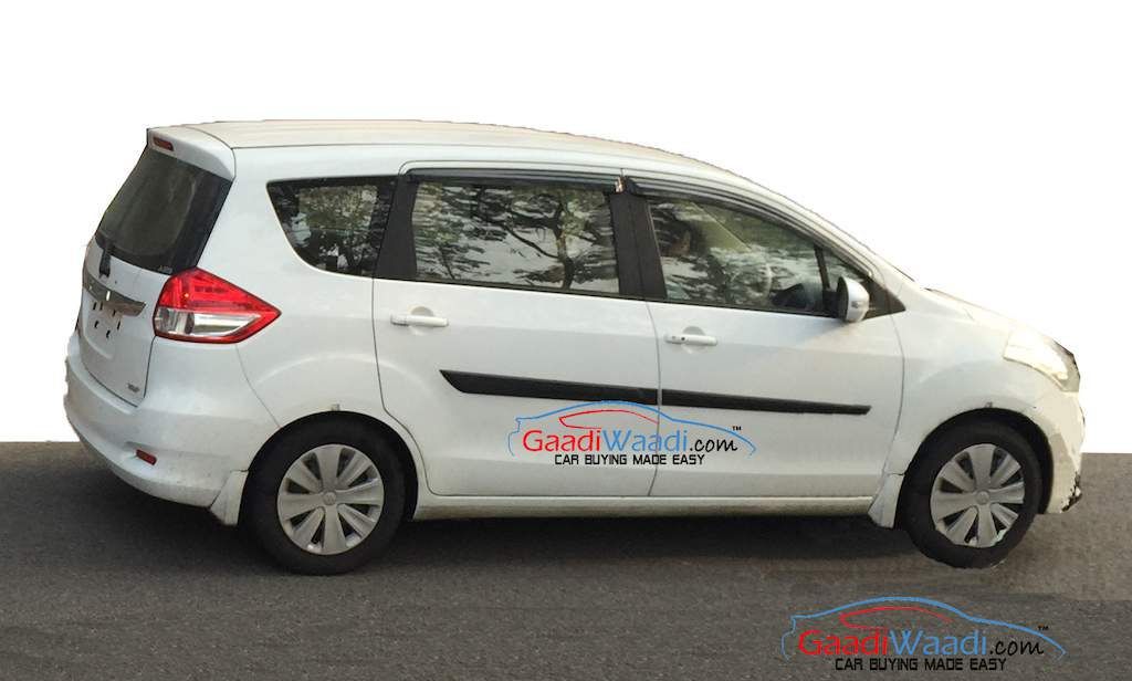 Maruti Ertiga Facelift Production Ready Side