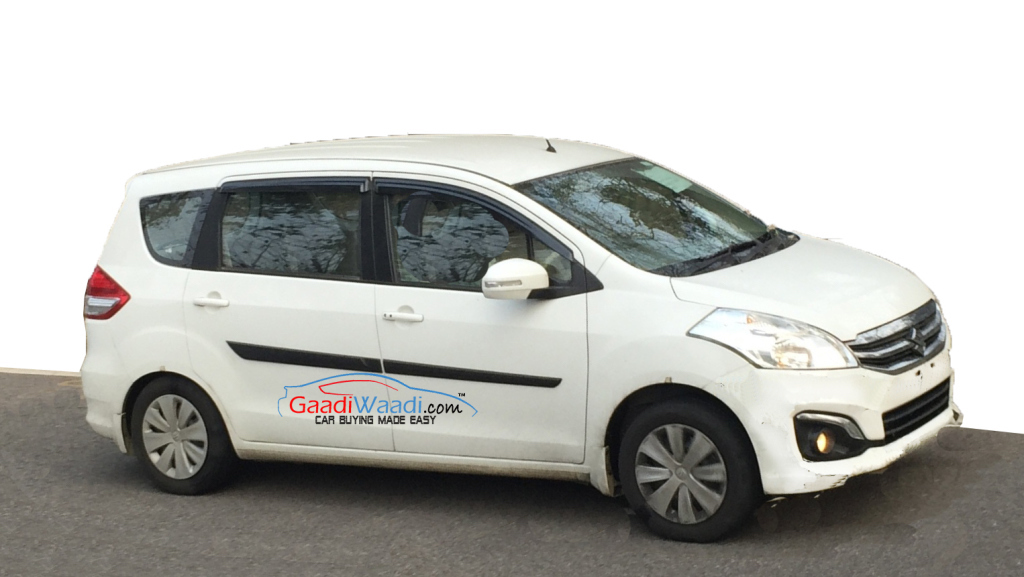 Maruti Ertiga Facelift Production Ready
