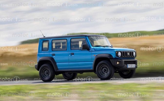 Maruti Jimny 5 Door Rendering