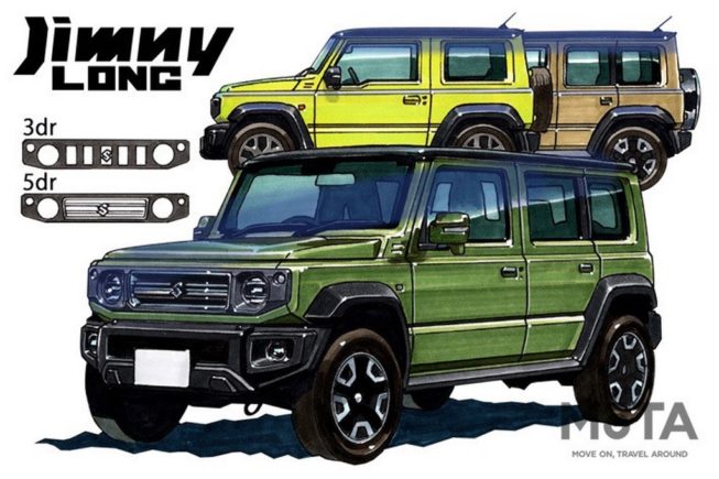 Maruti Jimny 5-Door Rendering