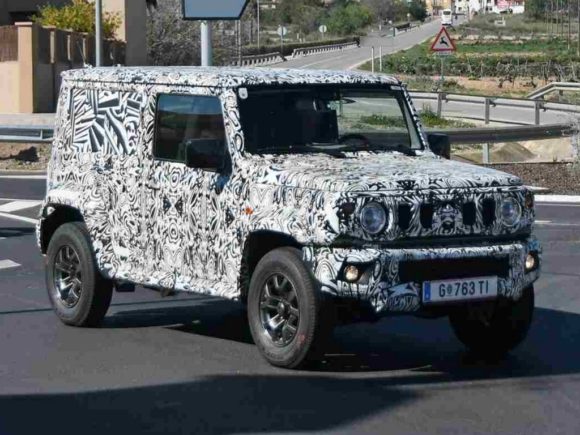 Maruti Jimny 5-Seater Spied