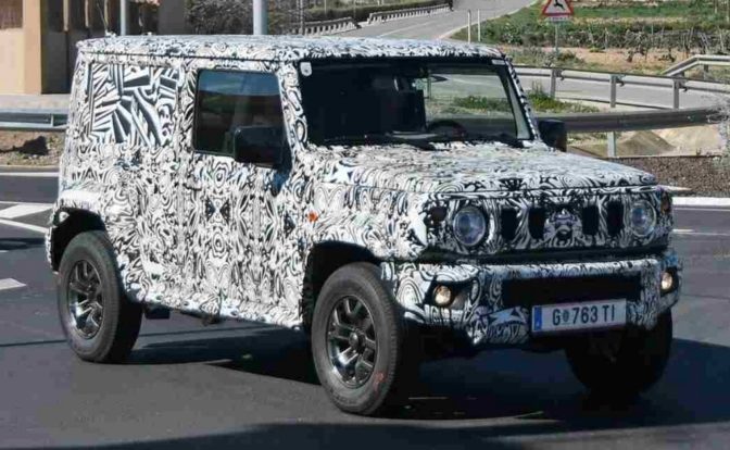 Maruti Jimny 5-Seater Spied