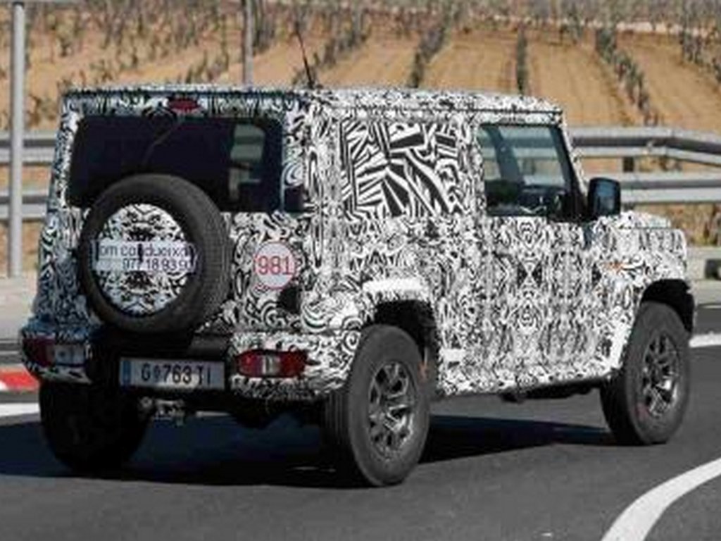 Maruti Jimny 5-Seater Spied Rear