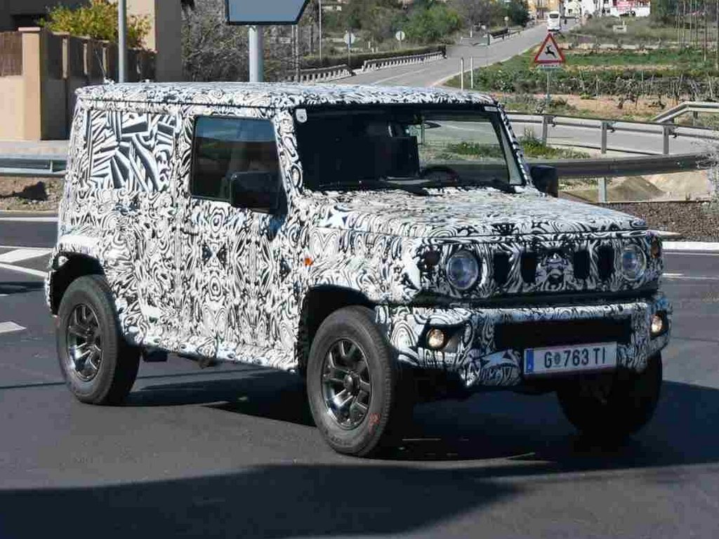 Maruti Jimny 5-Seater Spied