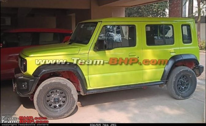 Maruti Jimny Base Variant Spotted