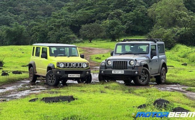 Maruti Jimny vs Mahindra Thar Comparison