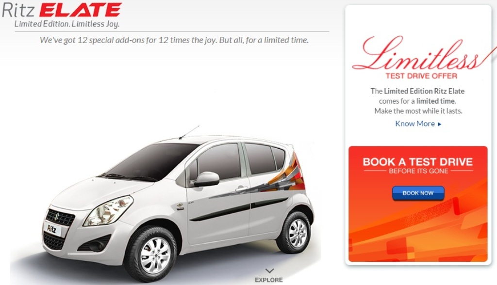 Maruti Ritz Elate Special Edition