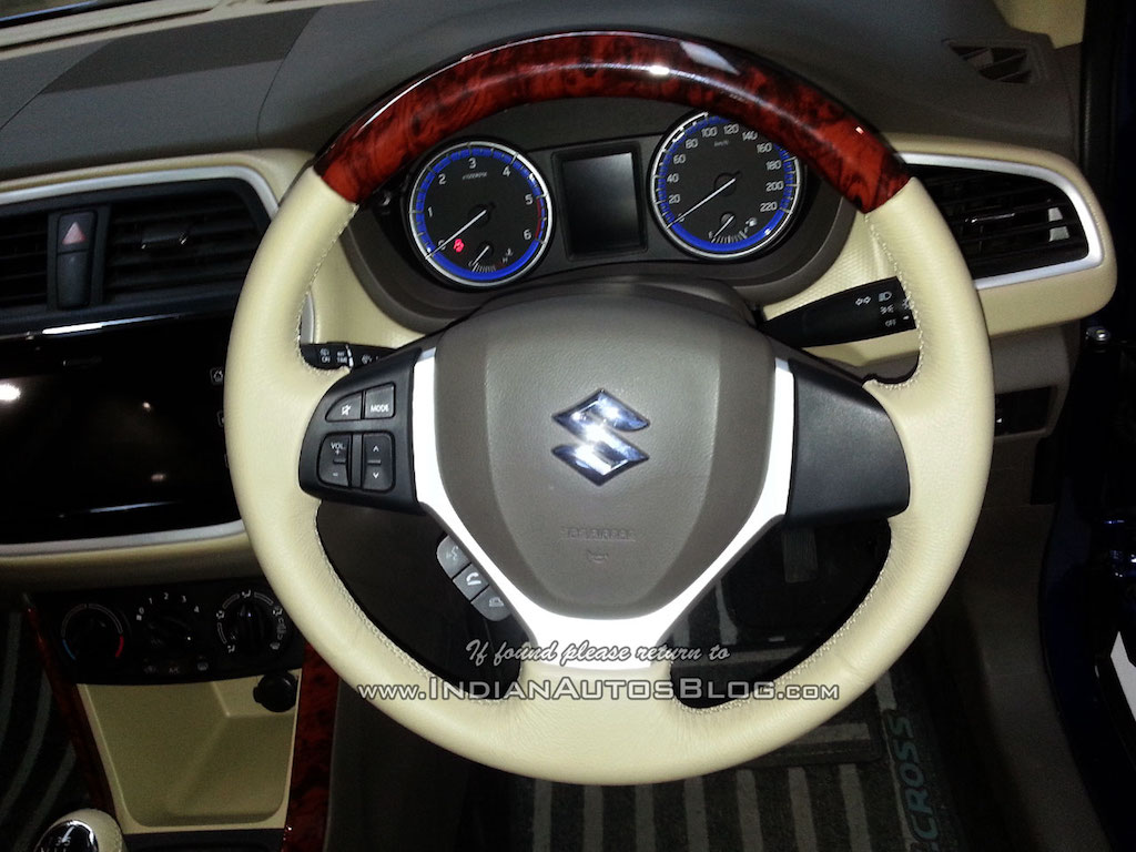 Maruti S-Cross Beige Steering Wheel