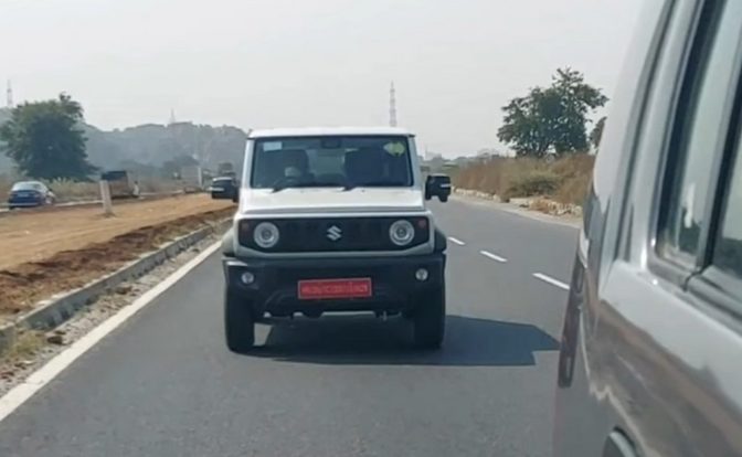 Maruti Suzuki Jimny Spied Front