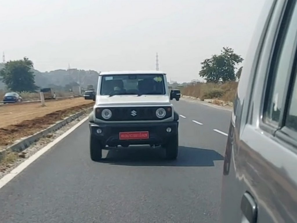 Maruti Suzuki Jimny Spied Front
