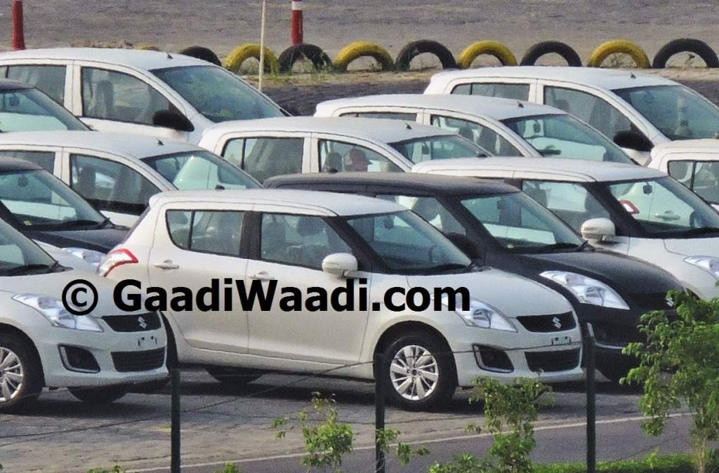 Maruti Swift Facelift Spied LED DRLs