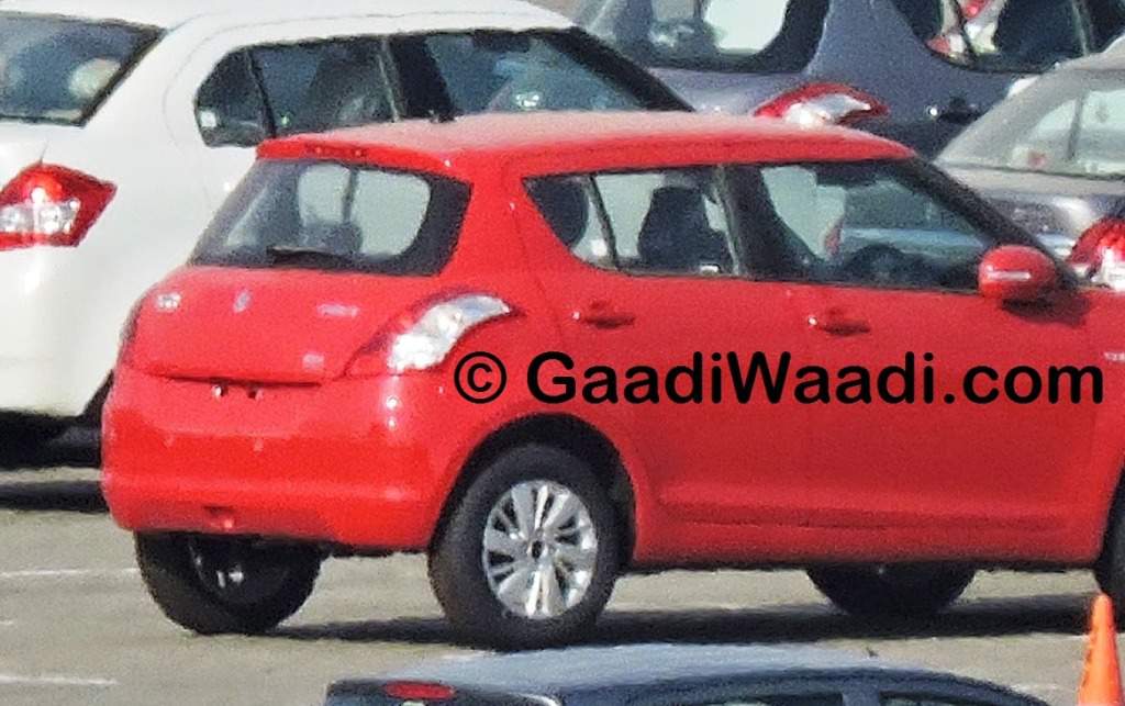 Maruti Swift Facelift Spied Reverse Parking Sensors